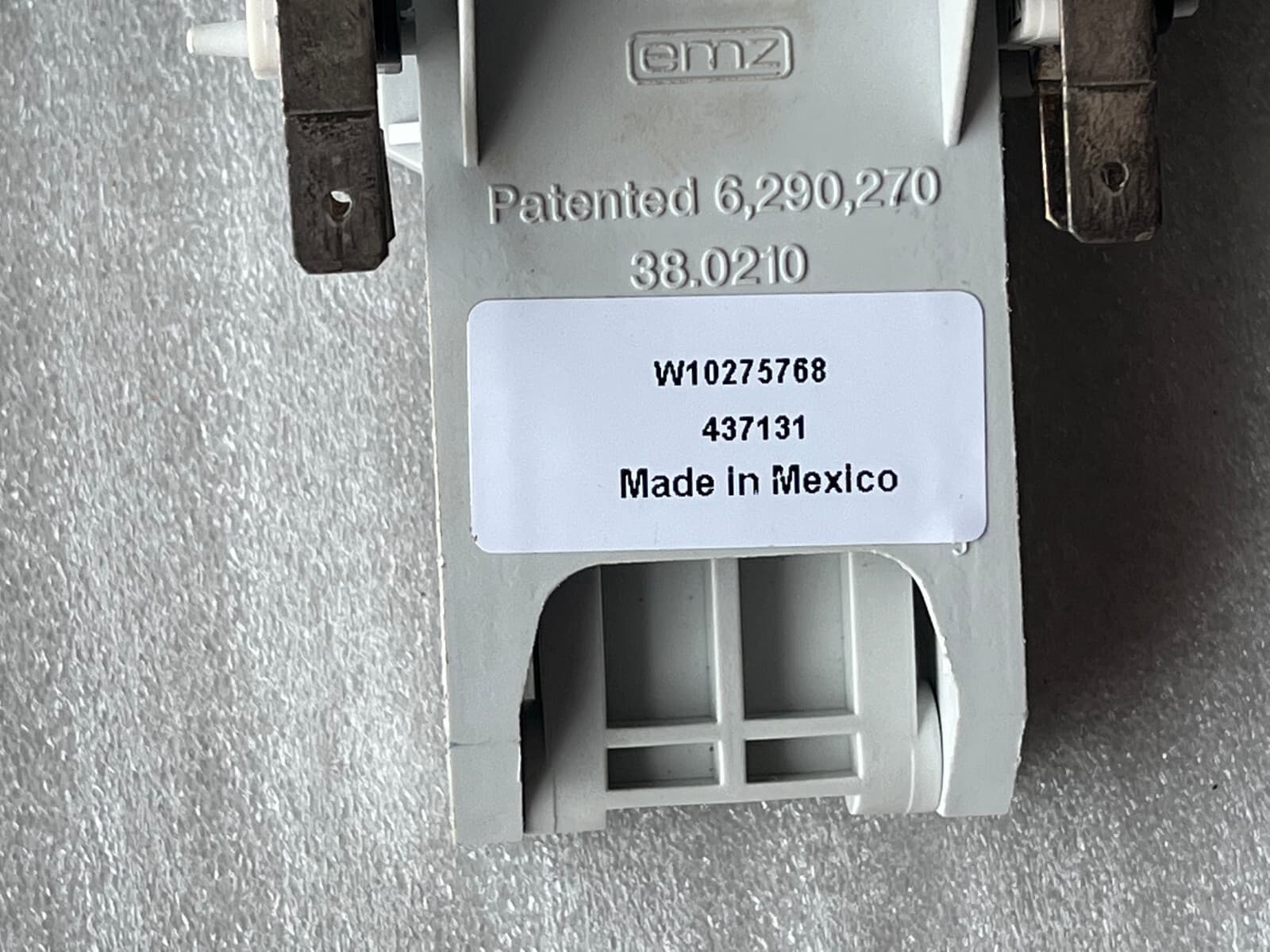 Genuine Whirlpool Dishwasher Door Latch W10275768 — thumbnail 9