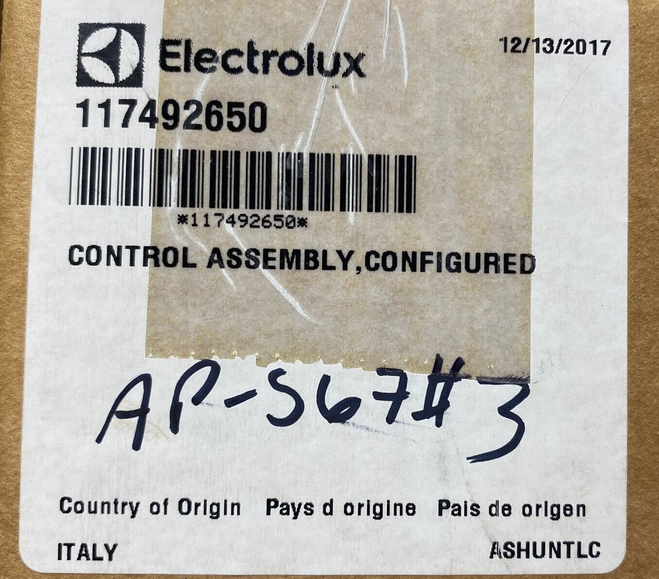 New Genuine OEM Frigidaire Dishwasher Electronic Control Board  117492650 — thumbnail 4