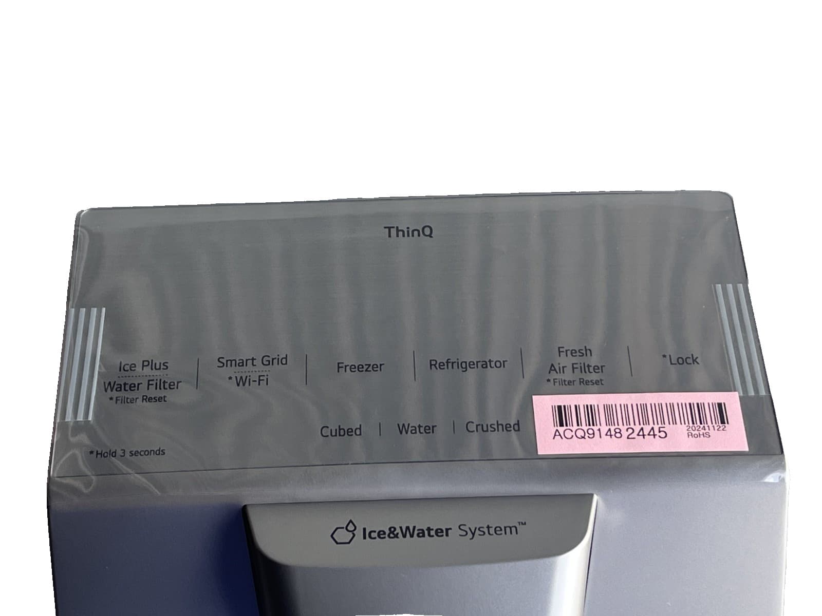 New Genuine OEM LG Refrigerator Display Cover LRMVS2806S/00 ACQ91482445 — thumbnail 7