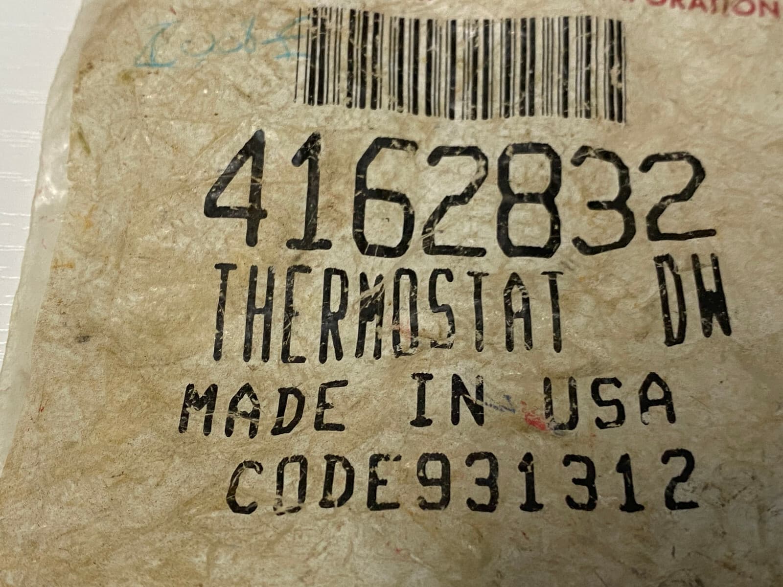 Genuine OEM Whirlpool  Thermostat DW 4162832 — thumbnail 4