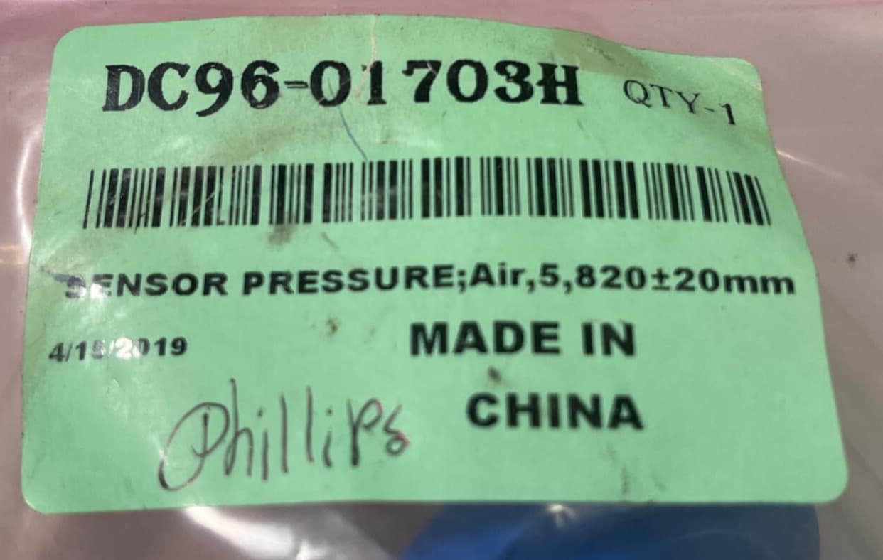 Genuine OEM Samsung Washer Water Level Pressure Switch DC96-01703H — thumbnail 4