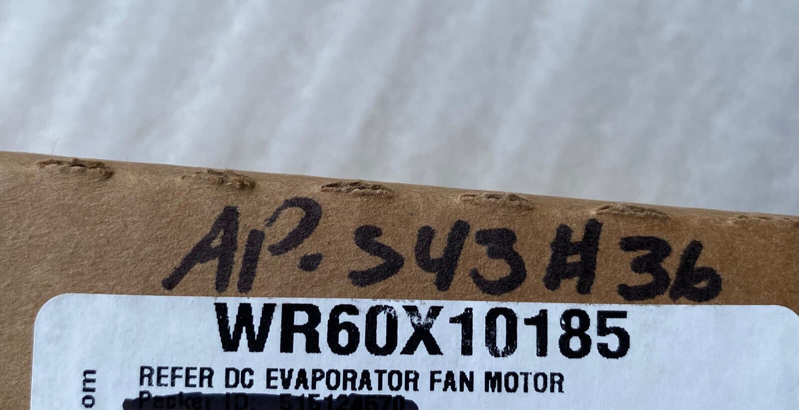 New Genuine GE Refrigerator Evaporator Fan Motor WR60X10185 — thumbnail 14