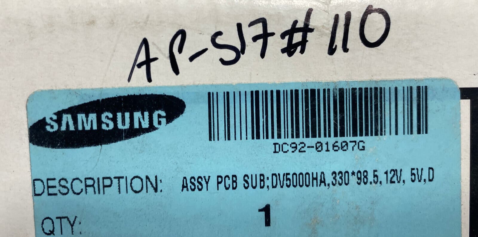 NEW Genuine OEM Samsung Dryer Sub Display Board DC92-01607G — thumbnail 4