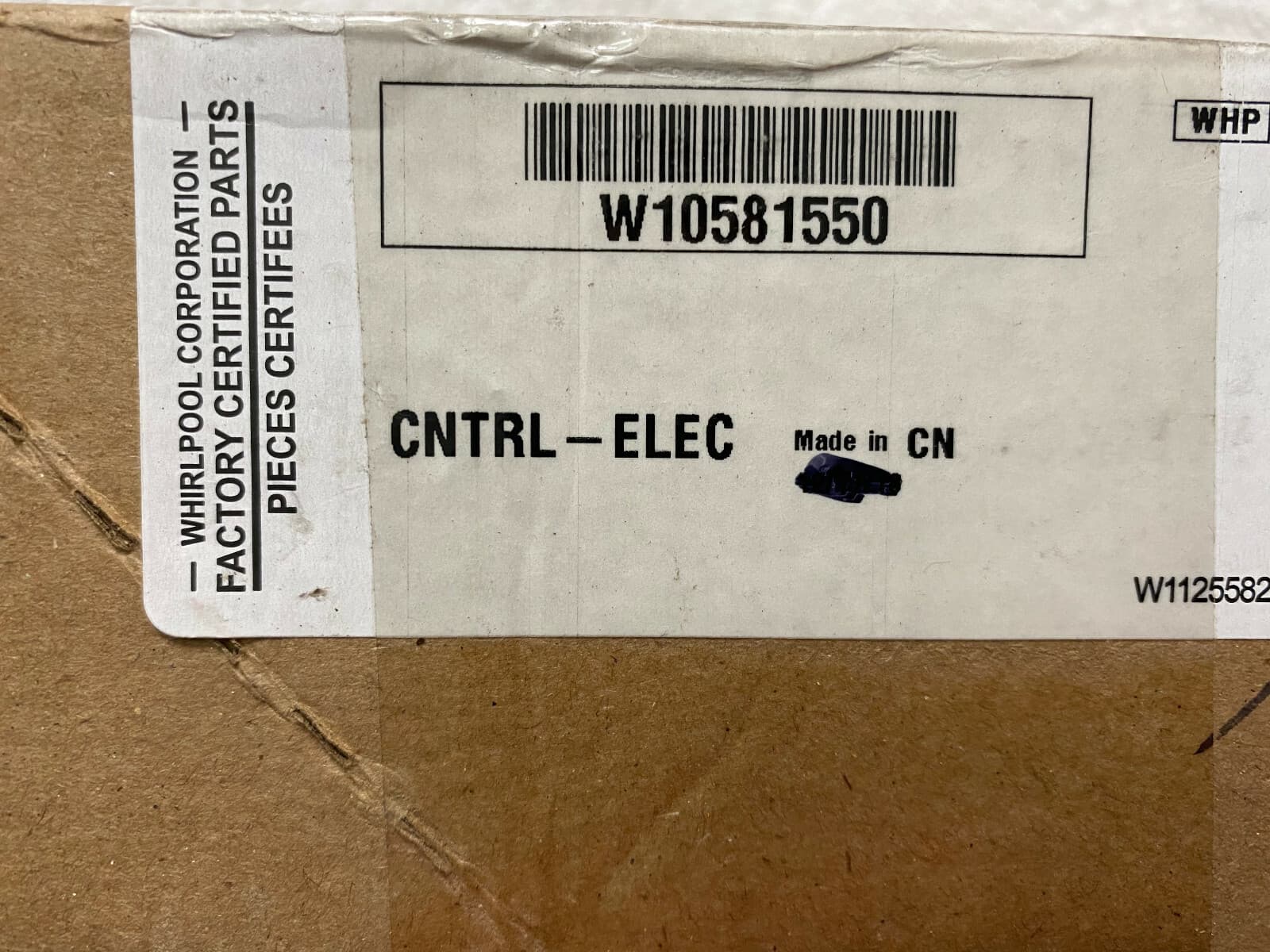 Genuine Whirlpool  Washer Electronic Control W10581550 — thumbnail 3