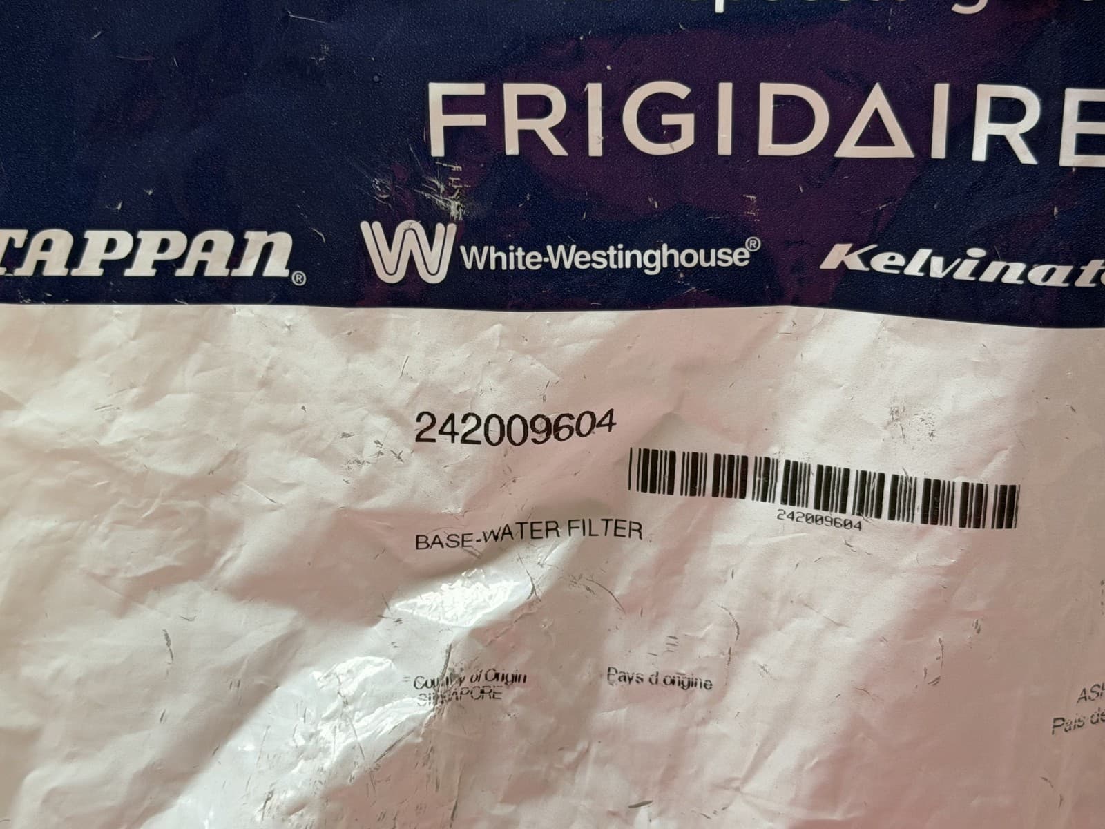 242009604 Frigidaire Refrigerator Water Filter Housing OEM New Genuine — thumbnail 3