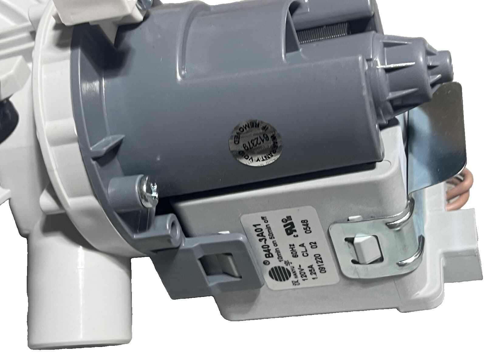 New Genuine OEM GE Washer Drain Pump GFW400SCK0WW WH23X25518 — thumbnail 3