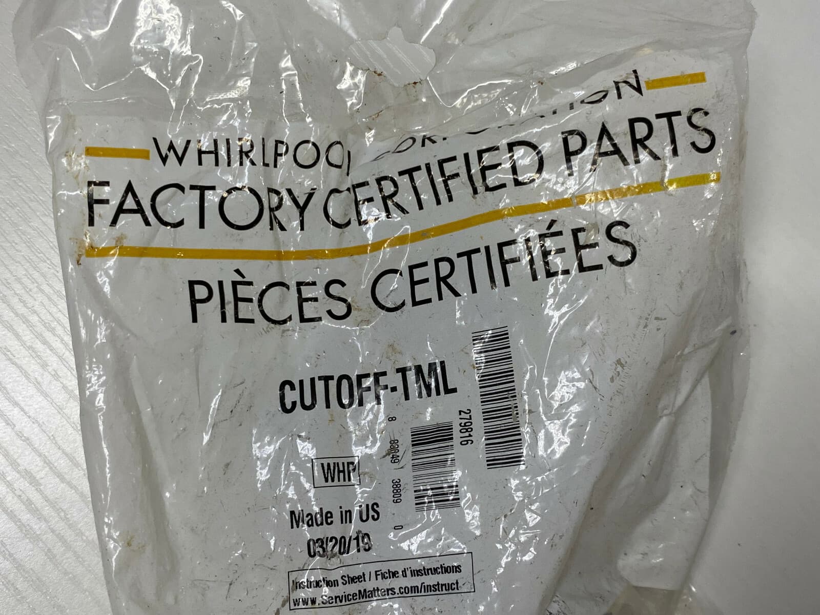 279816  OEM Whirlpool  Dryer Thermal Fuse & Thermostat Kit NEW Genuine — thumbnail 12
