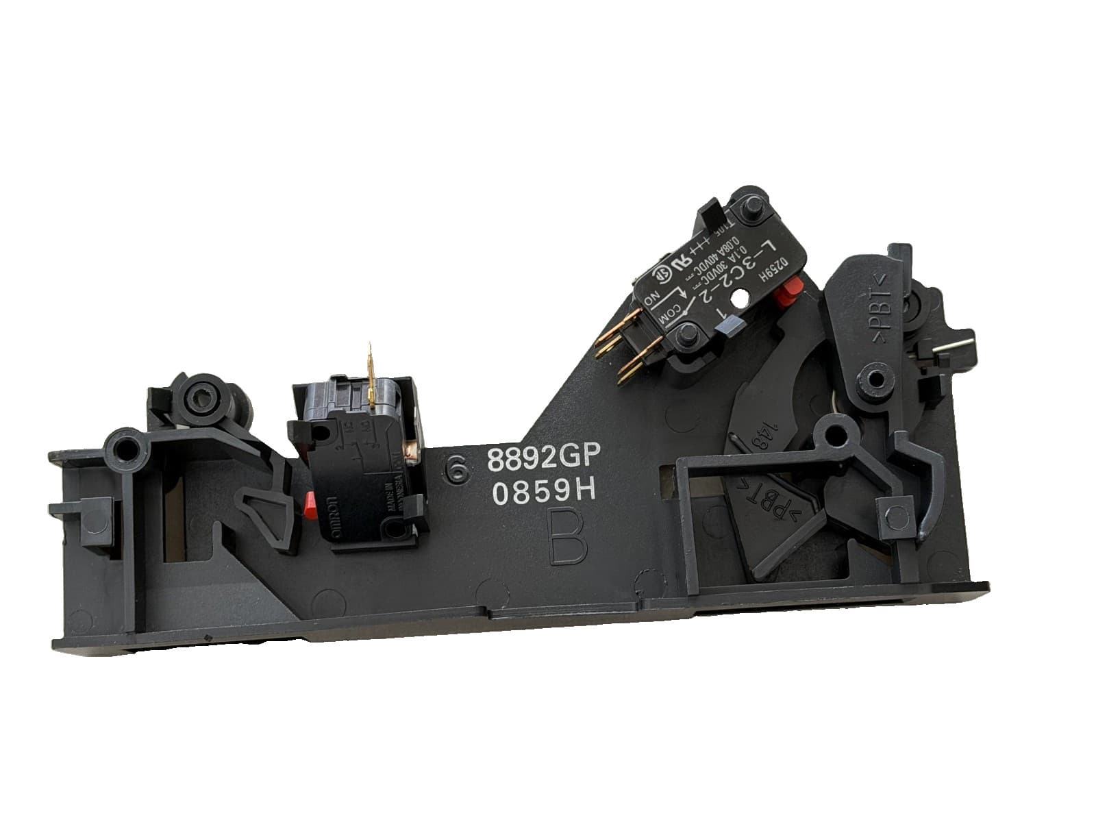 J393C8890GP Panasonic Microwave  Door Switch and Bracket Assembly New Genuine