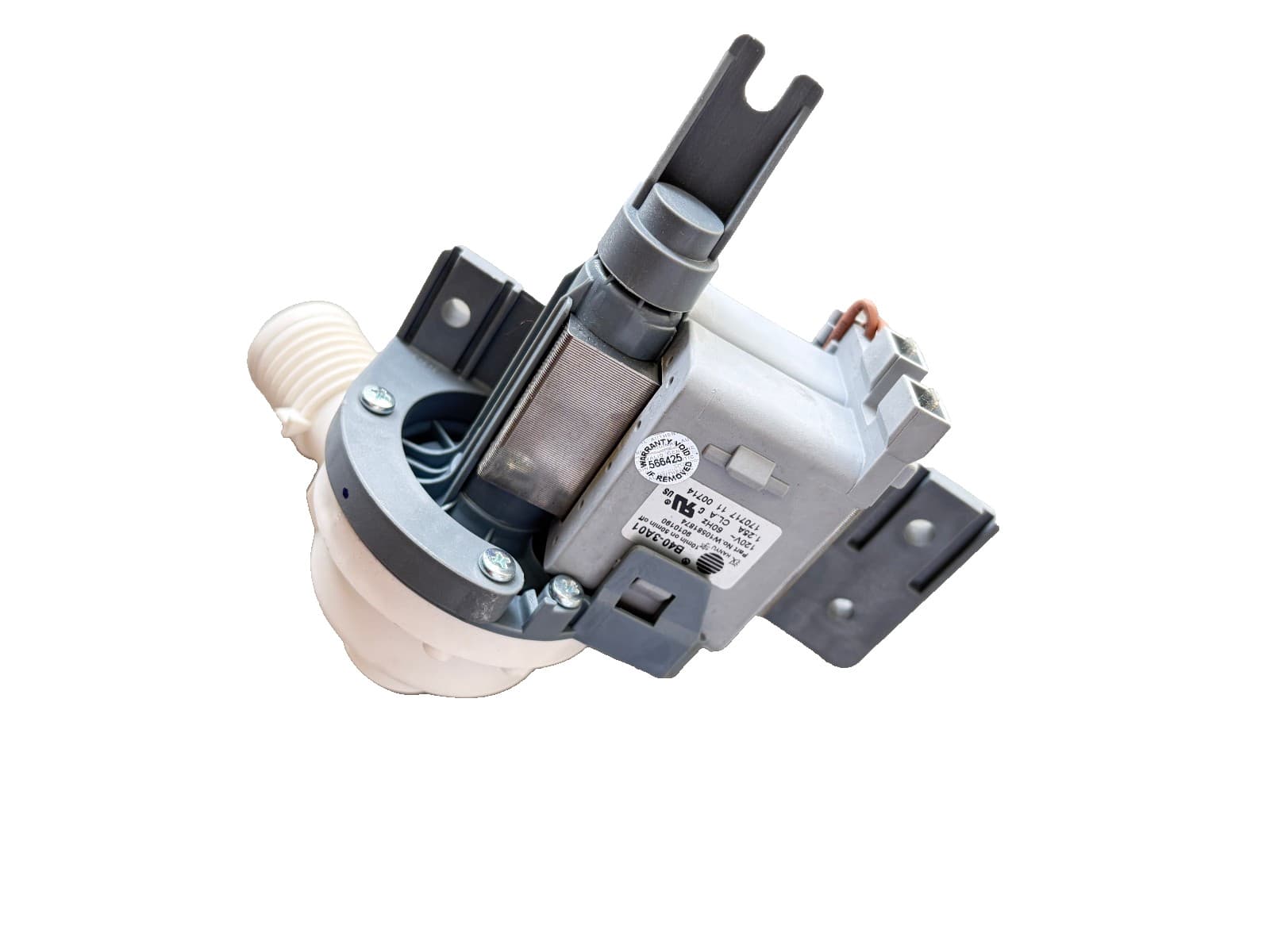 W10581874 OEM Whirlpool Washer Drain Pump Genuine — thumbnail 3
