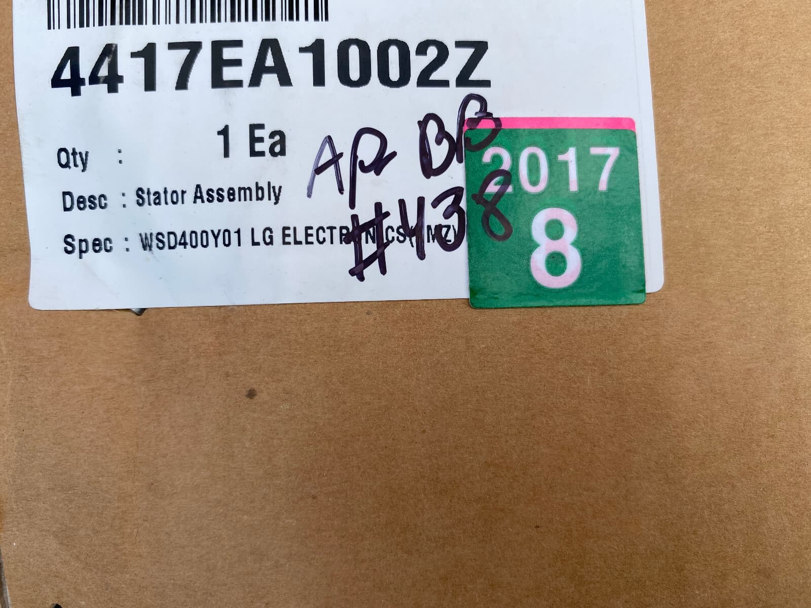 New Genuine OEM  LG Washer Motor Stator 4417EA1002Z — thumbnail 6