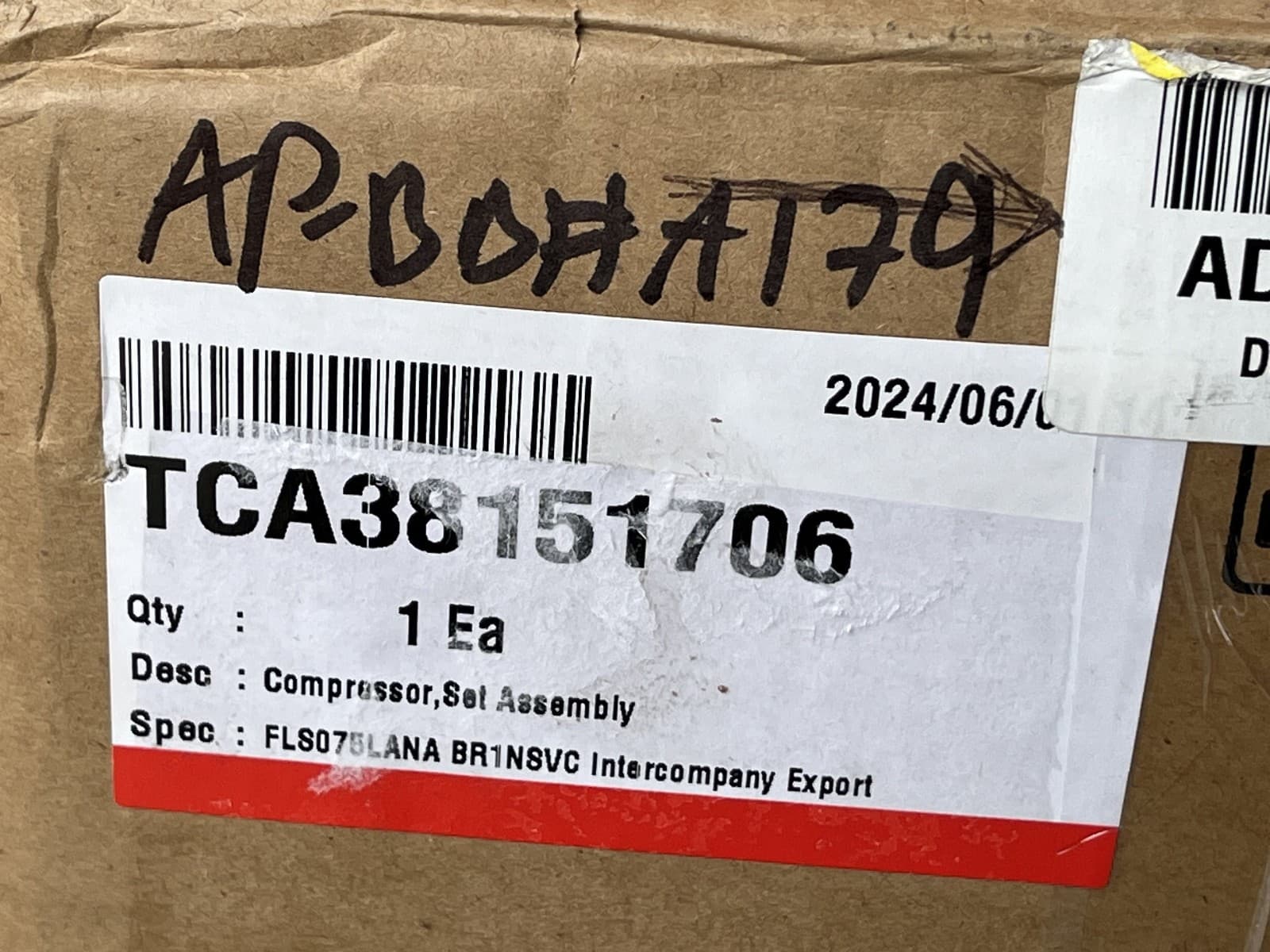 New Genuine OEM LG Kenmore Refrigerator Compressor FLS075LANA TCA38151706 — thumbnail 19
