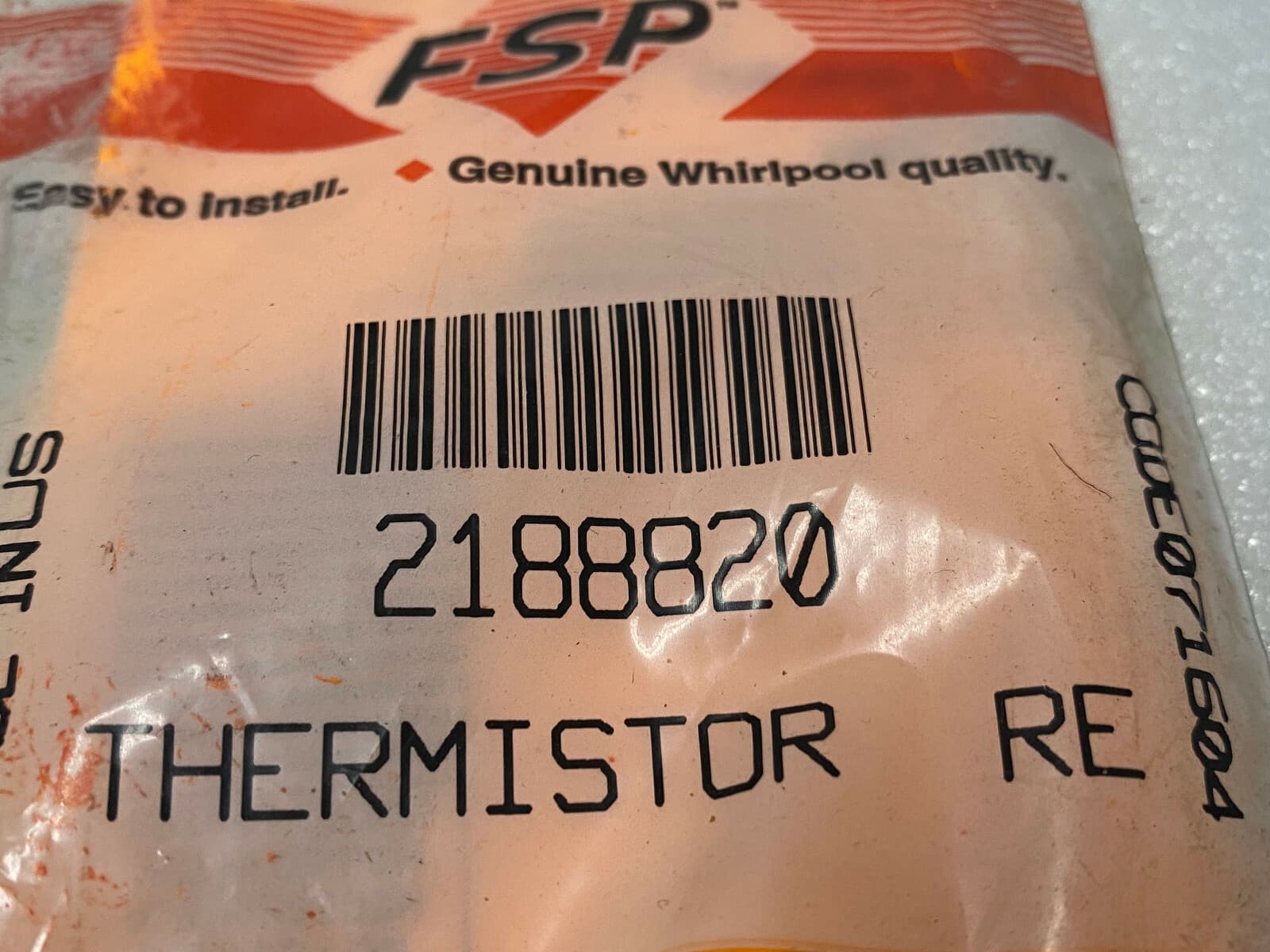 New Genuine OEM Whirlpool  Thermistor  2188820 — thumbnail 7