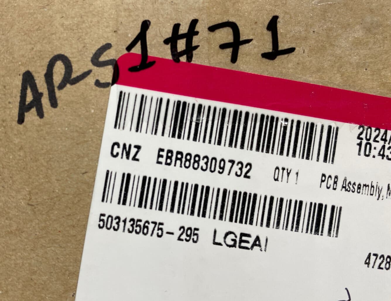 New Genuine OEM LG Refrigerator PCB Power Control Board Assembly EBR88309732 — thumbnail 5