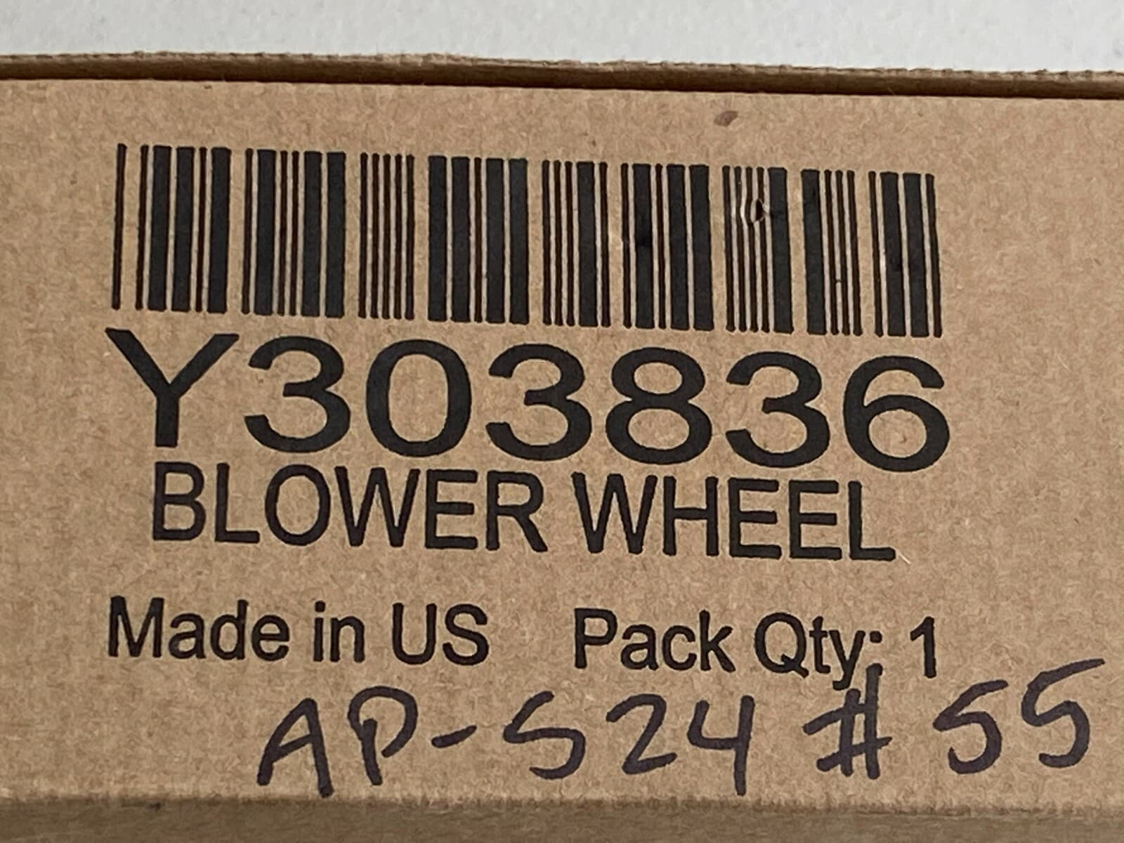NEW  Genuine MAYTAG , Whirlpool Blower Wheel Assembly Y303836 (303836) — thumbnail 8