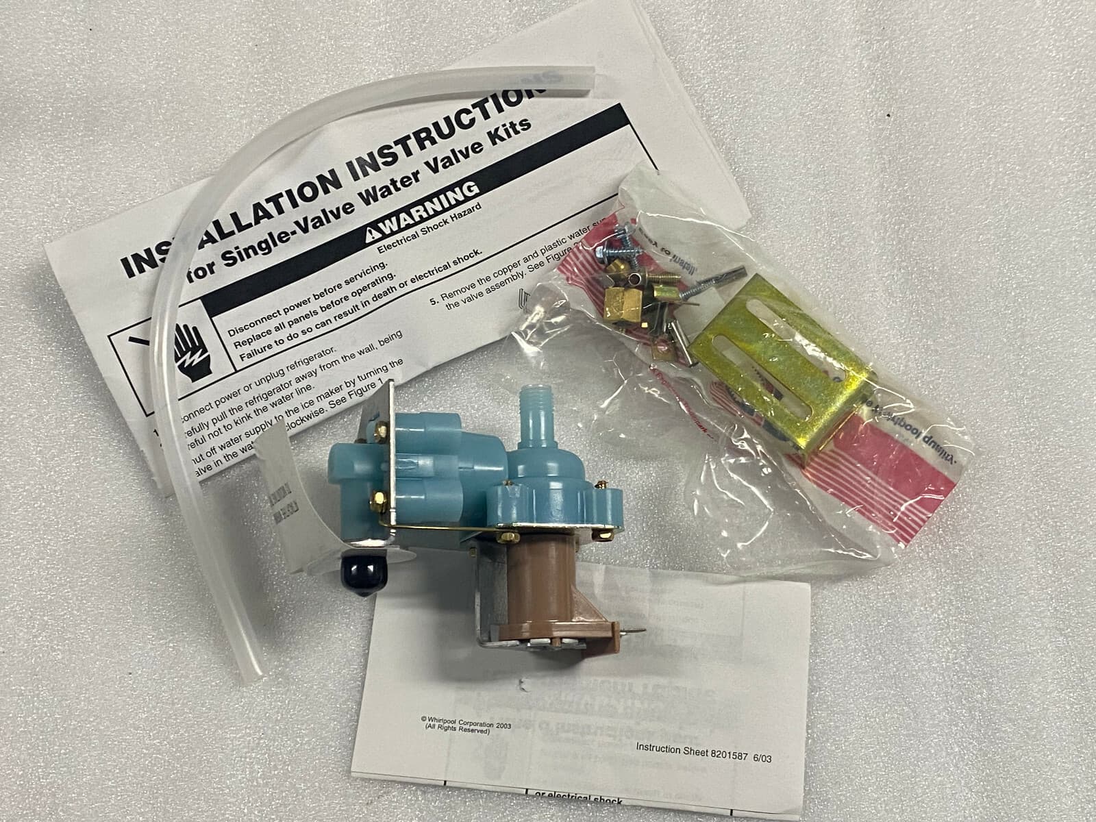 NEW Genuine Whirlpool Refrigerator Water Inlet Valve 4318047 — thumbnail 7