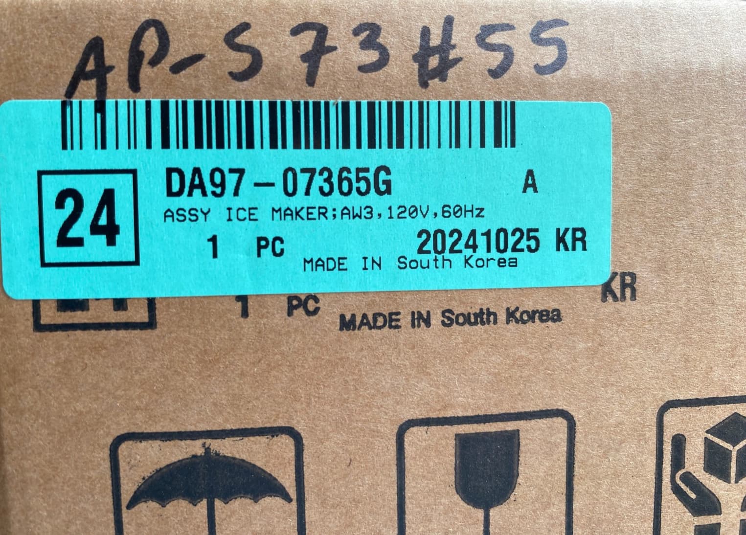 New Genuine OEM  Samsung Refrigerator Ice Maker  RF26XAEBPXAA DA97-07365G — thumbnail 6