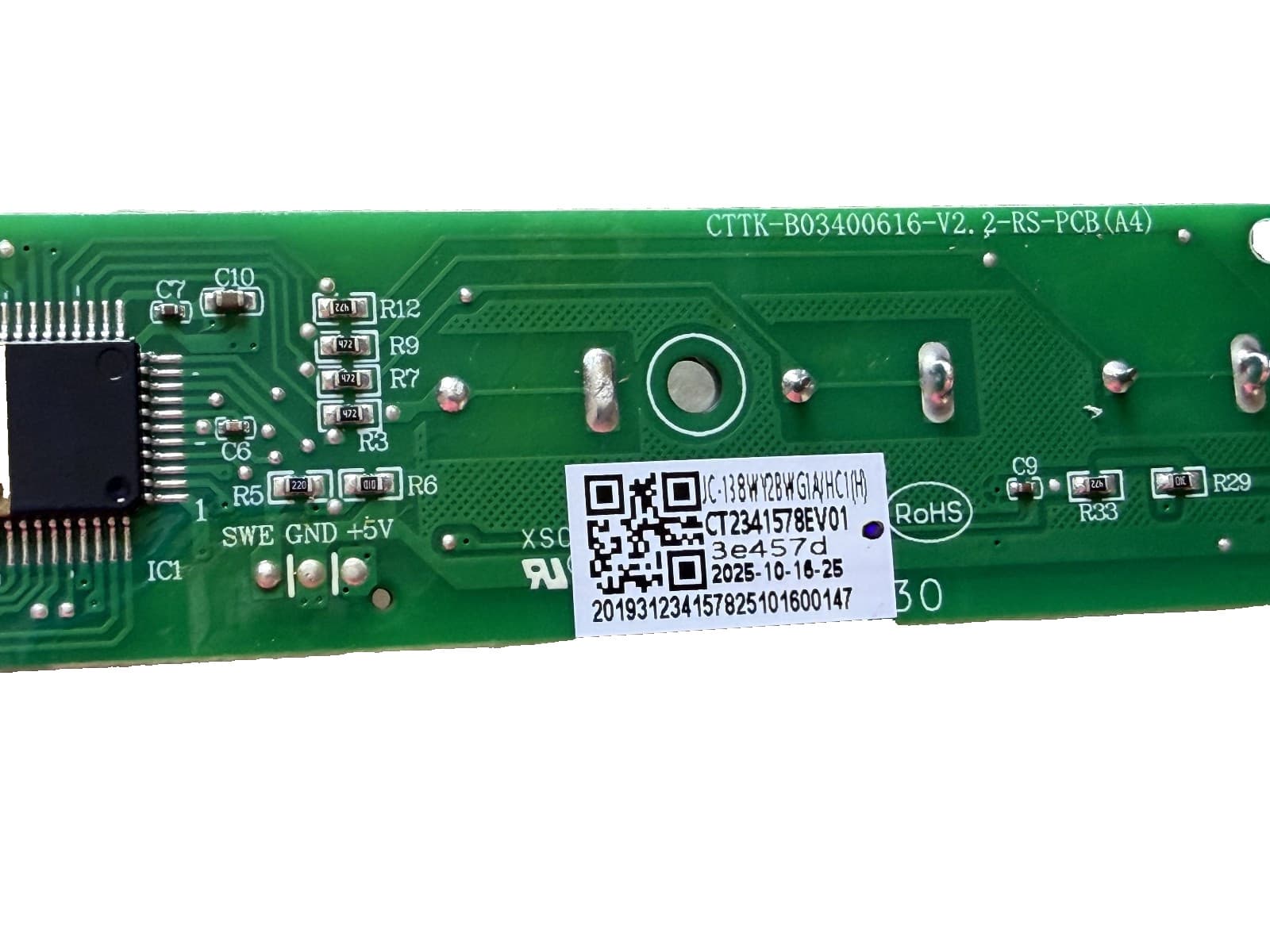 K2341578 Hisense Refrigerator Display Panel OEM New Genuine — thumbnail 3