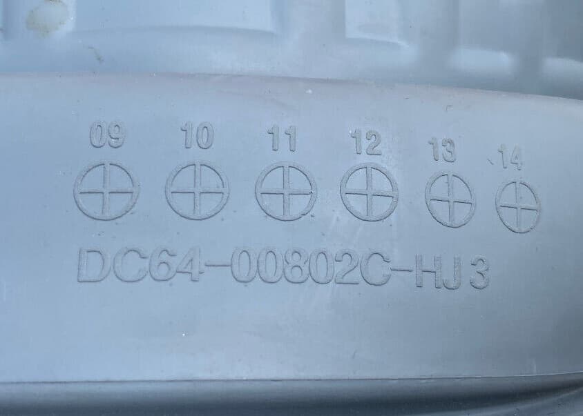 New Genuine OEM Samsung Washer Door Gasket DC64-00802C — thumbnail 3