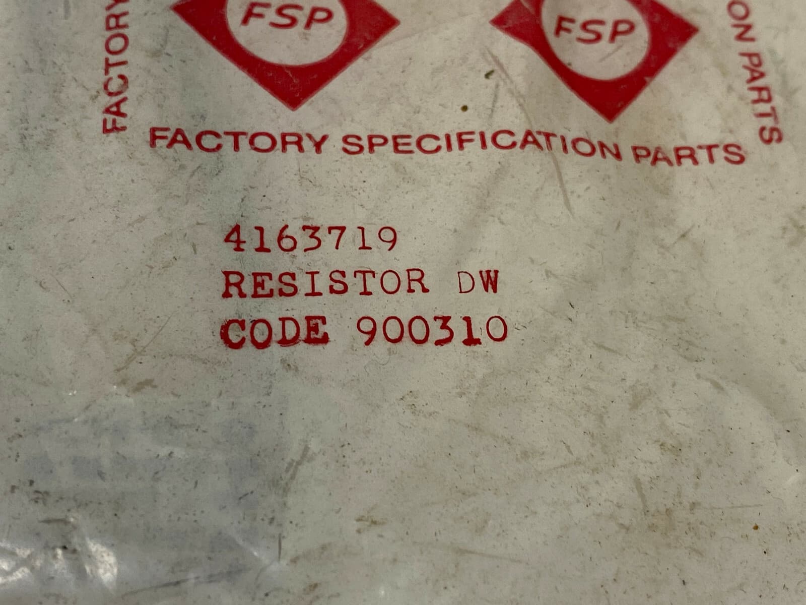 Genuine OEM Whirlpool  Resistor Dw 4163719 — thumbnail 3