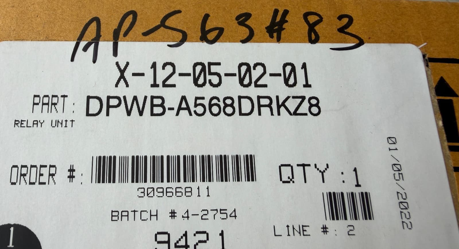 DPWB-A568DRKZ8  New Genuine Sharp Relay Board Unit — thumbnail 6