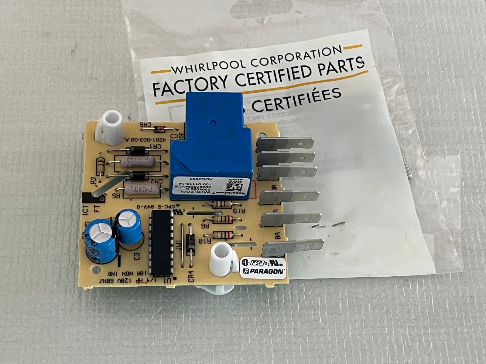 WP2304099 New Genuine OEM Whirlpool Refrigerator Control Board — thumbnail 2
