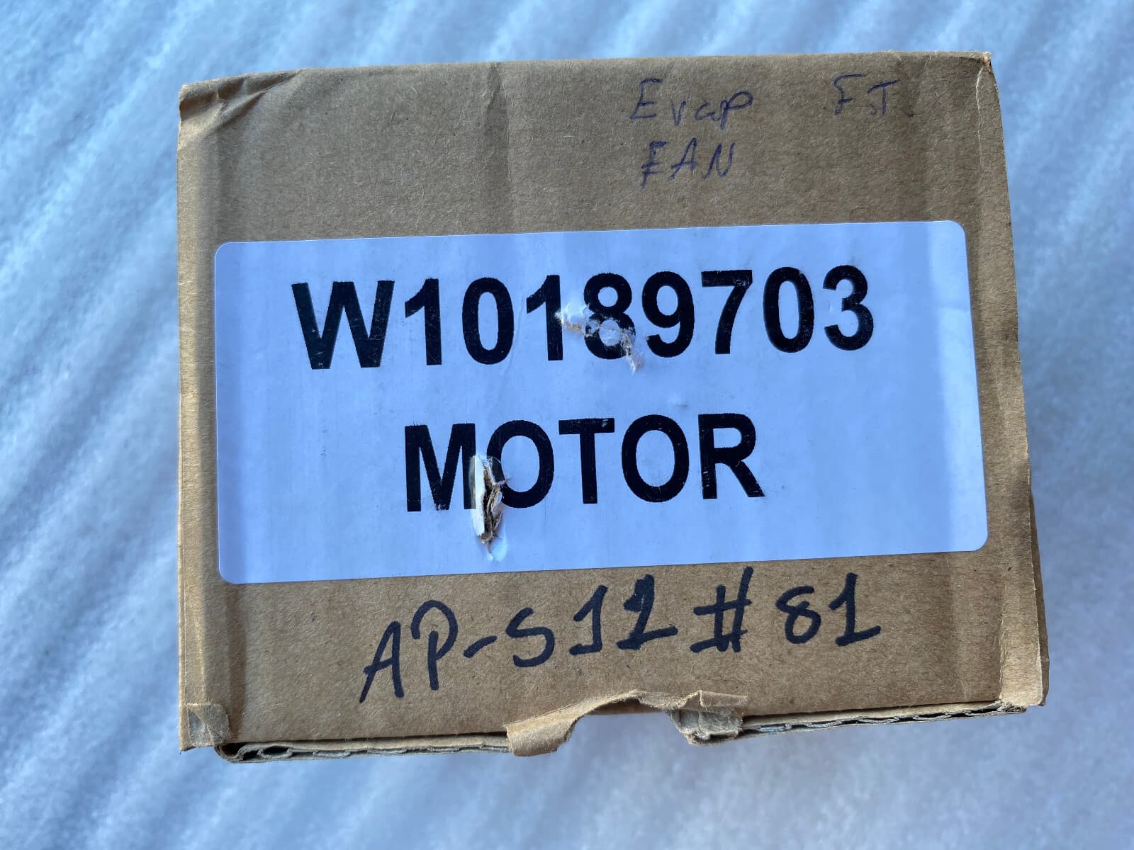For  Whirlpool Refrigerator Evaporator Fan Motor W10189703 — thumbnail 4