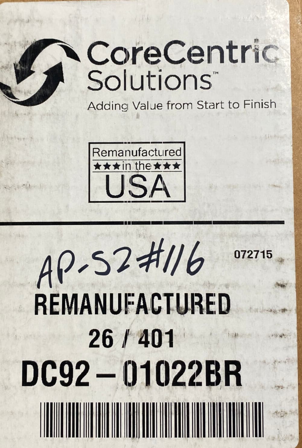 Genuine OEM Samsung Washer Control Module Assembly DC92-01022B — thumbnail 5