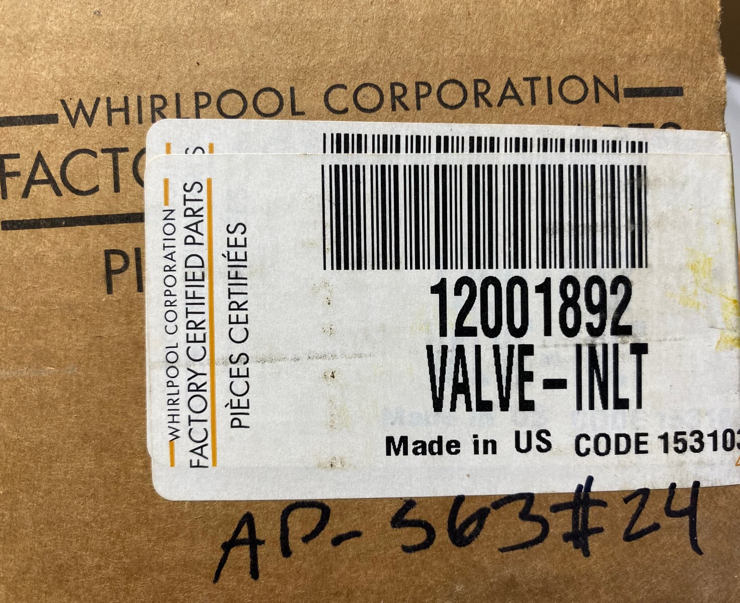 Genuine Whirlpool Refrigerator Water Valve MZD2766GEW   12001892 — thumbnail 4