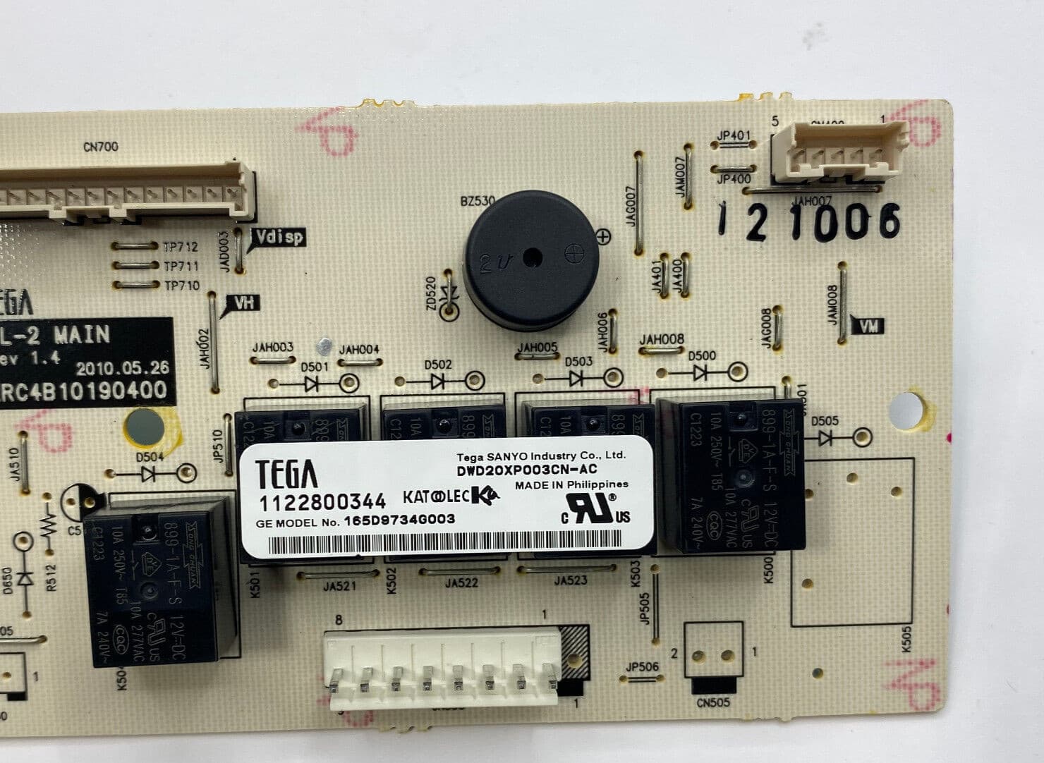 WD21X10505  GE Dishwasher Control Board Assembly Kit New Genuine OEM — thumbnail 4