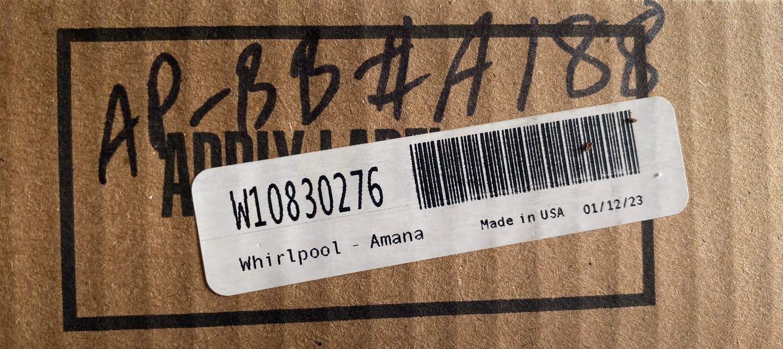 W10830276 OEM Whirlpool Refrigerator Door Gasket (White) New Genuine — thumbnail 4