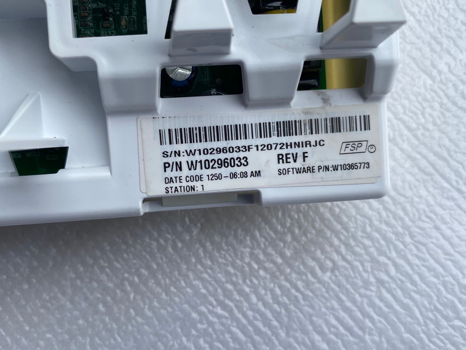 Genuine Whirlpool Electronic Control Board W10296033 — thumbnail 4
