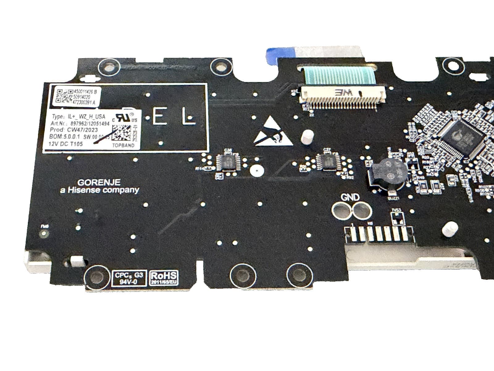 12051494 OEM Hisense Range Oven User Interface New Genuine — thumbnail 5
