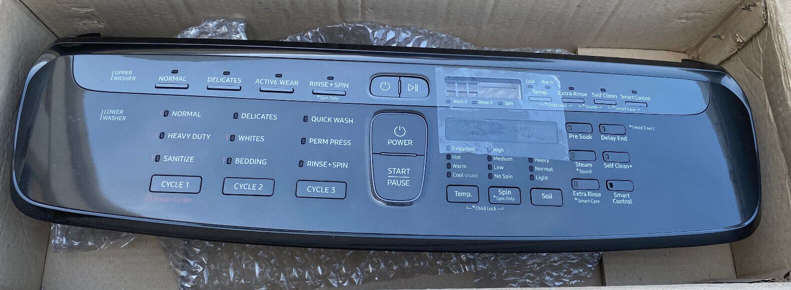 DC97-20095A OEM Samsung Washer Control Panel New Genuine