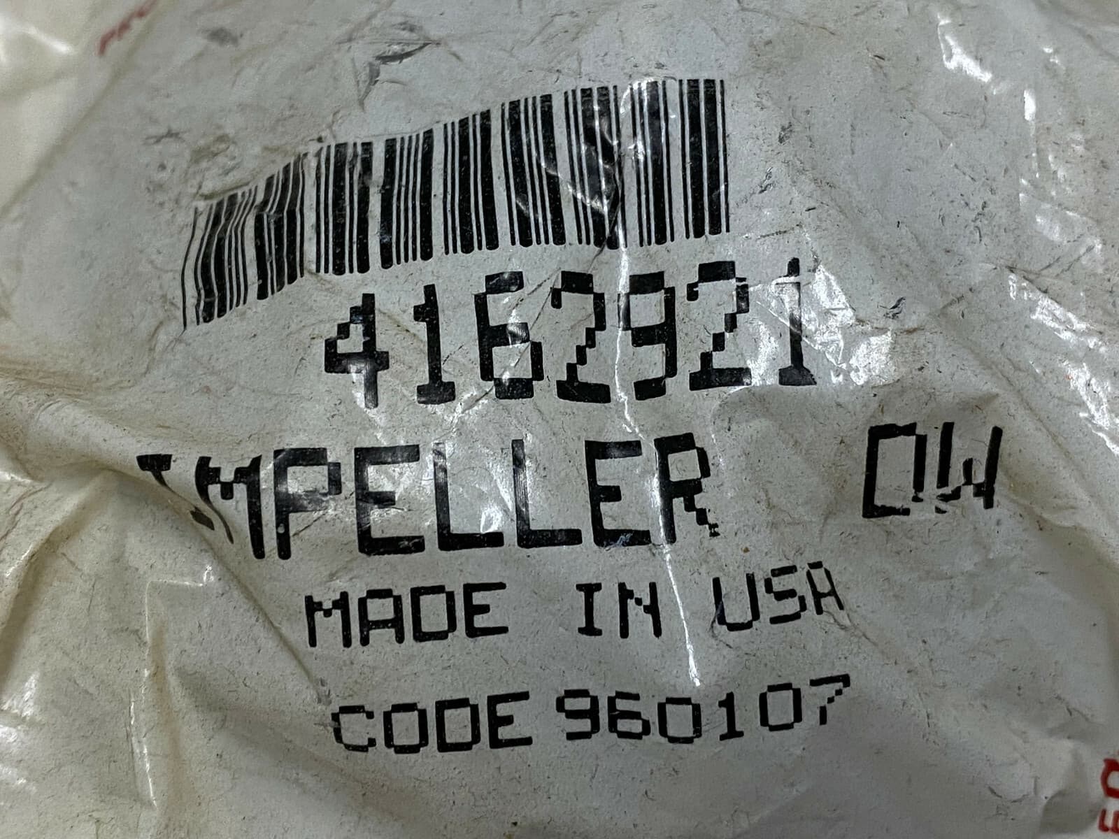 Genuine OEM Whirlpool  Wash Impeller 4162921 — thumbnail 8