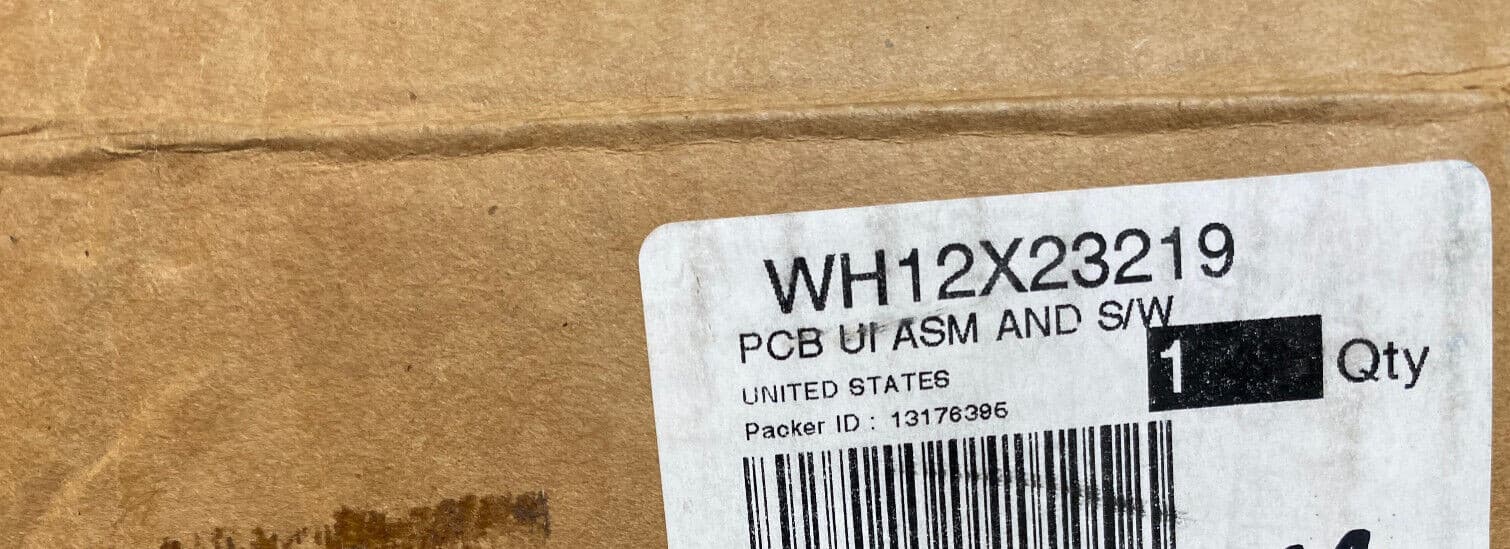 Genuine  OEM GE Washer User Interface WH12X23219 — thumbnail 4