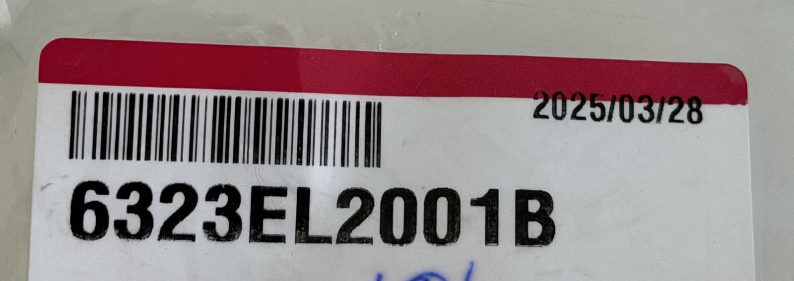 6323EL2001B OEM LG Dryer Thermistor New Genuine — thumbnail 2