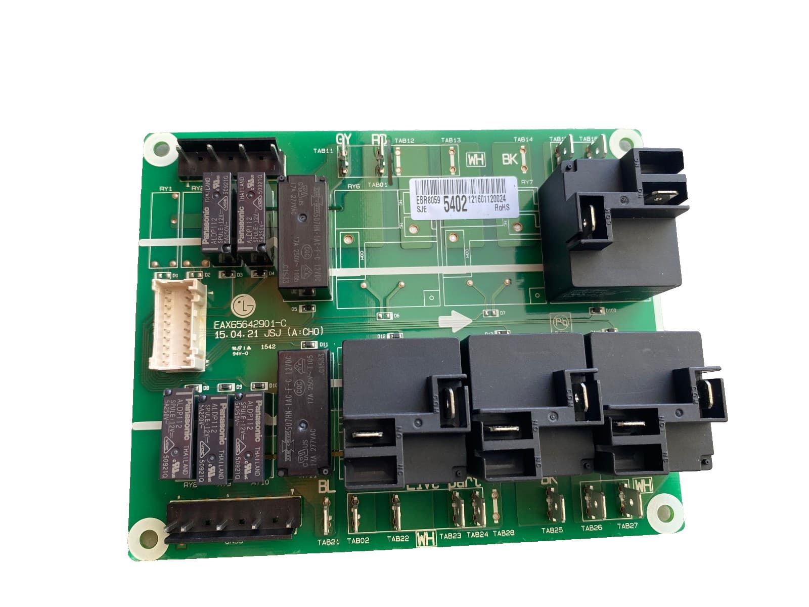 EBR80595402 OEM LG Range Control Board Assembly New Genuine