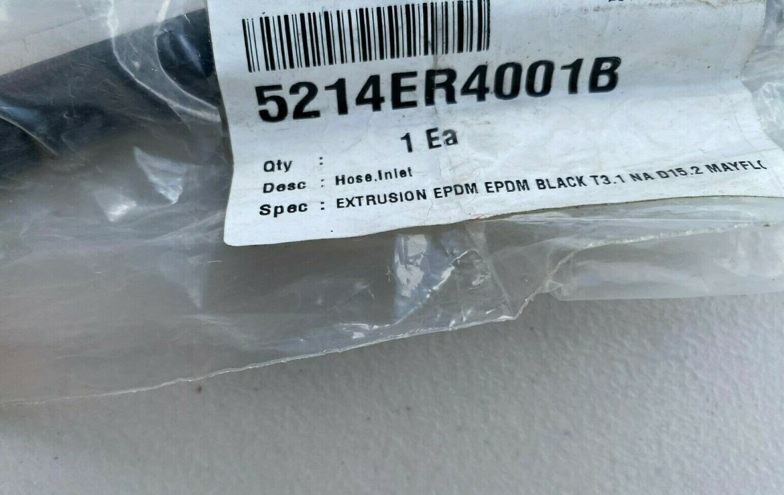 NEW Genuine OEM LG Dispenser Inlet Hose 5214ER4001B — thumbnail 2