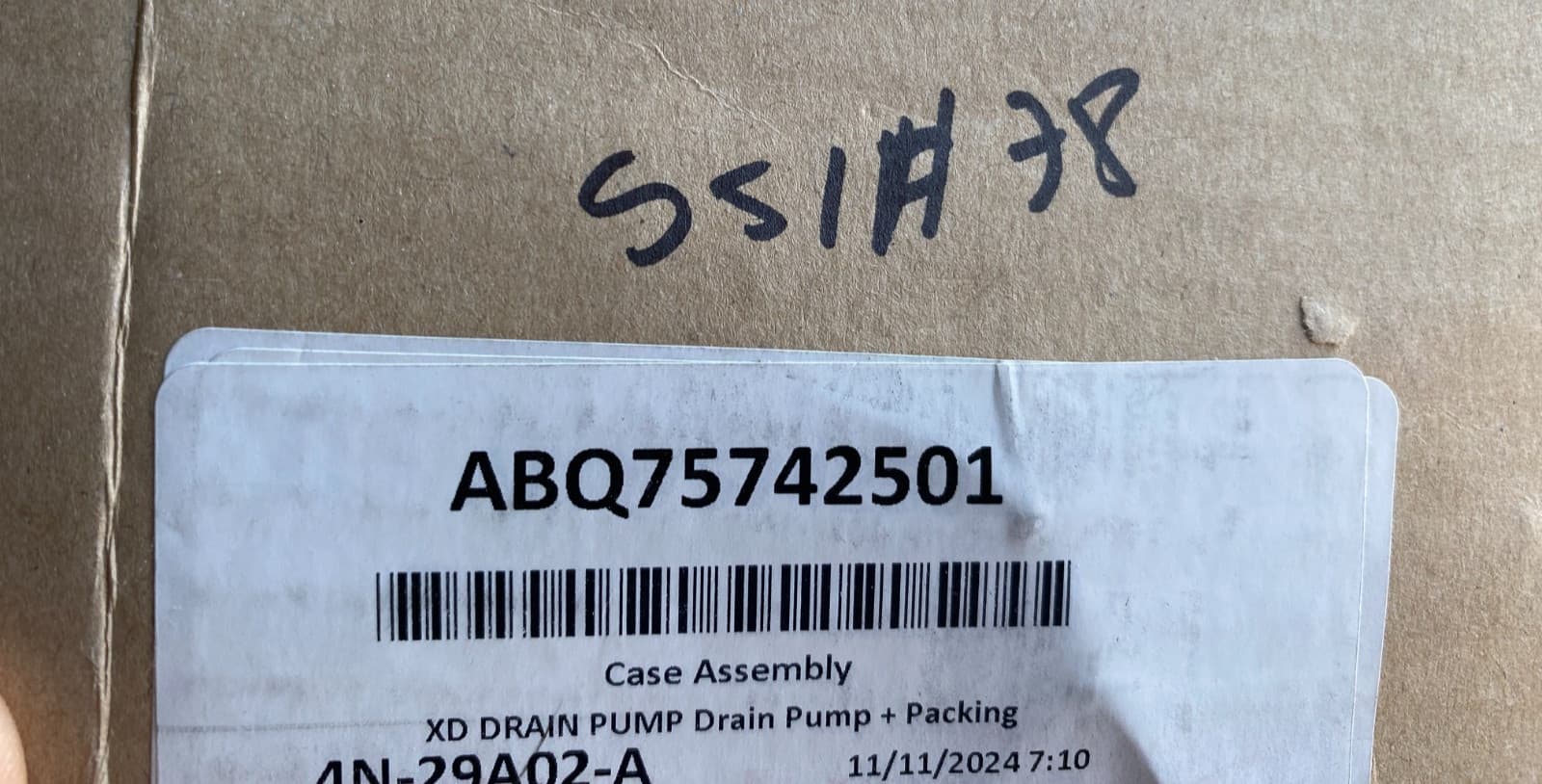 ABQ75742505  OEM LG Dishwasher Drain Pump Case Assembly New Genuine — thumbnail 5