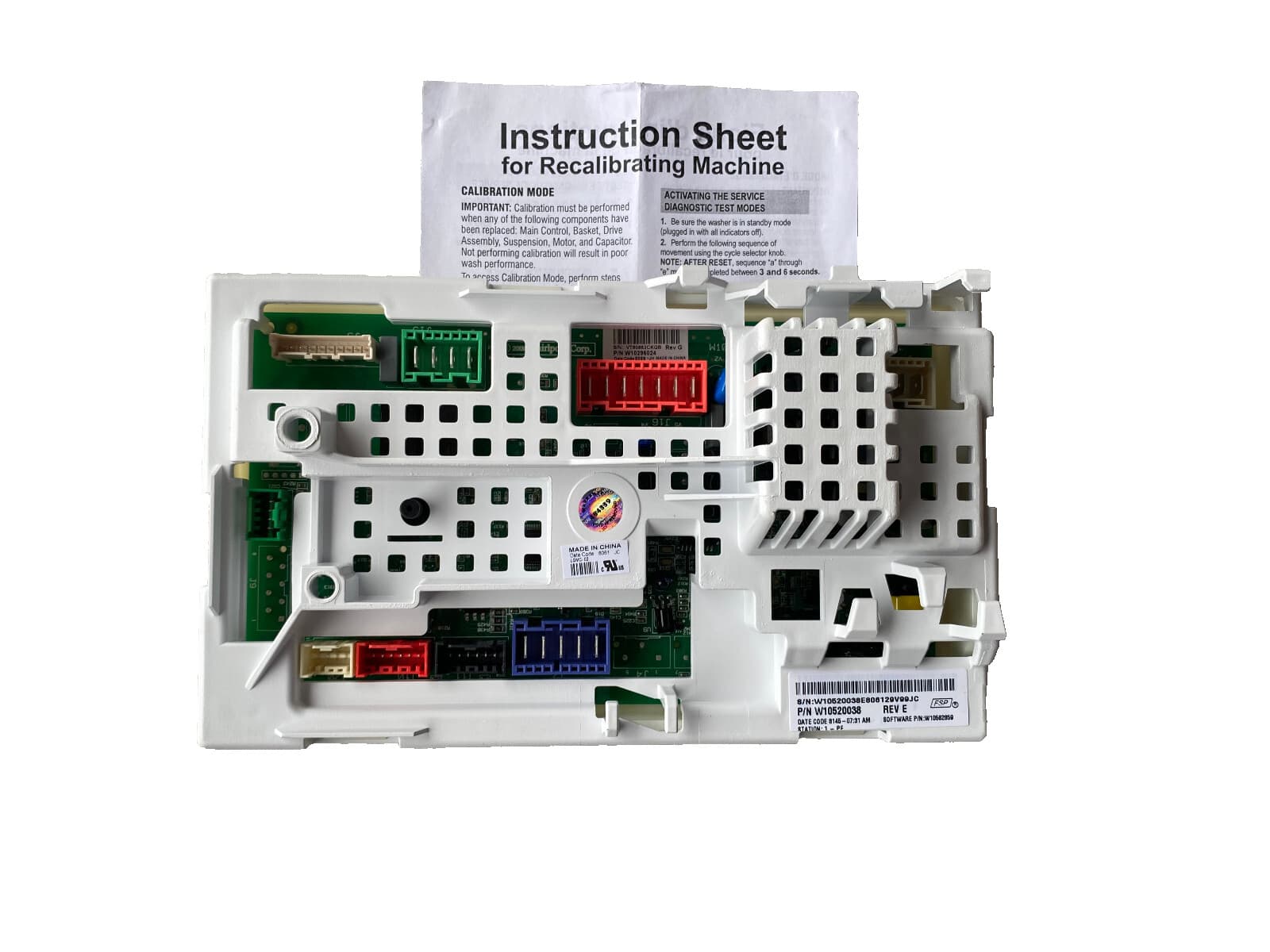 New Genuine OEM Whirlpool Electronic Control Board MVWC360AW0 W10520038