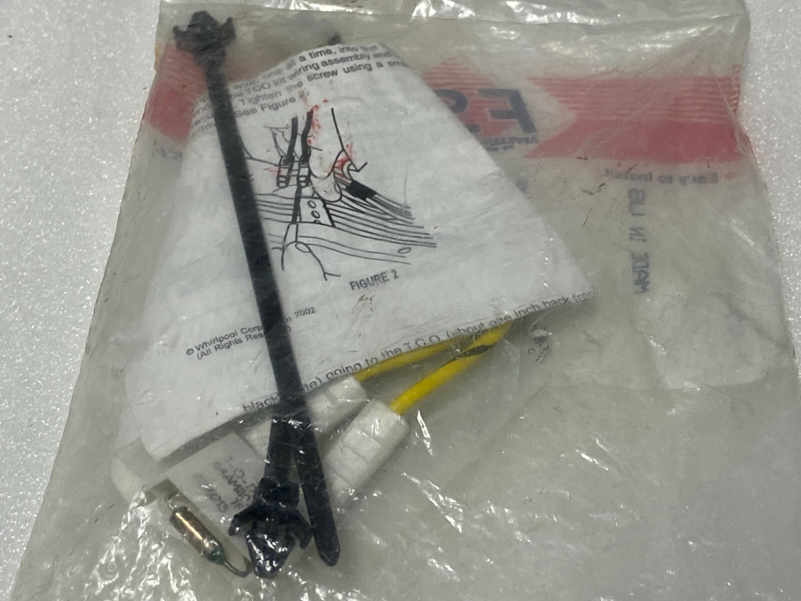 8193762 OEM Whirlpool Dishwasher Thermal Fuse Kit NEW — thumbnail 8