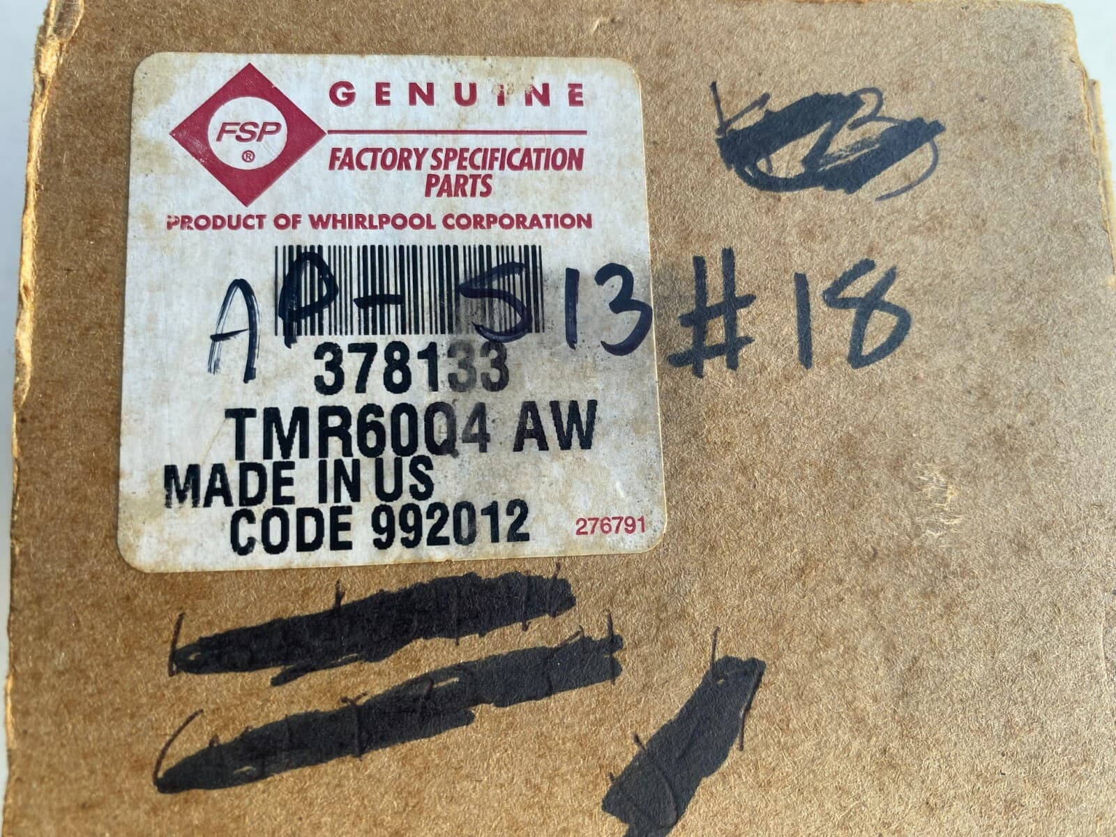New Genuine OEM Whirlpool Waher Timer Kit 378133 — thumbnail 4