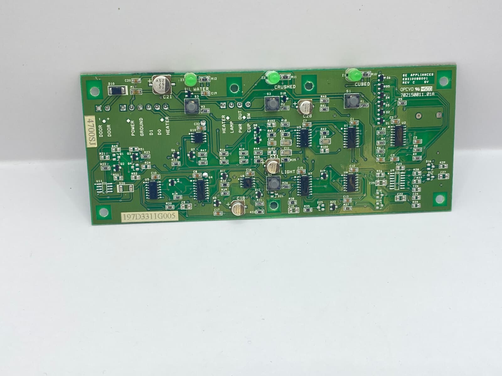 Genuine GE Refrigerator Dispenser Control Board WR55X10270  197D3311G005 — thumbnail 3