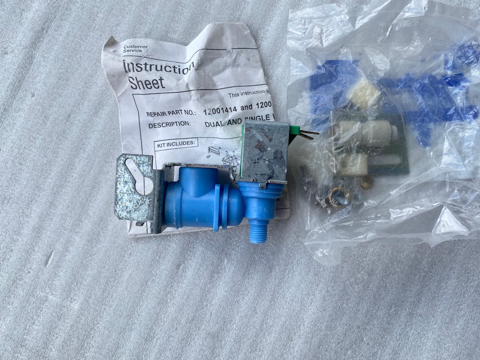 Genuine  MAYTAG Water Valve Single 12001415 — thumbnail 2