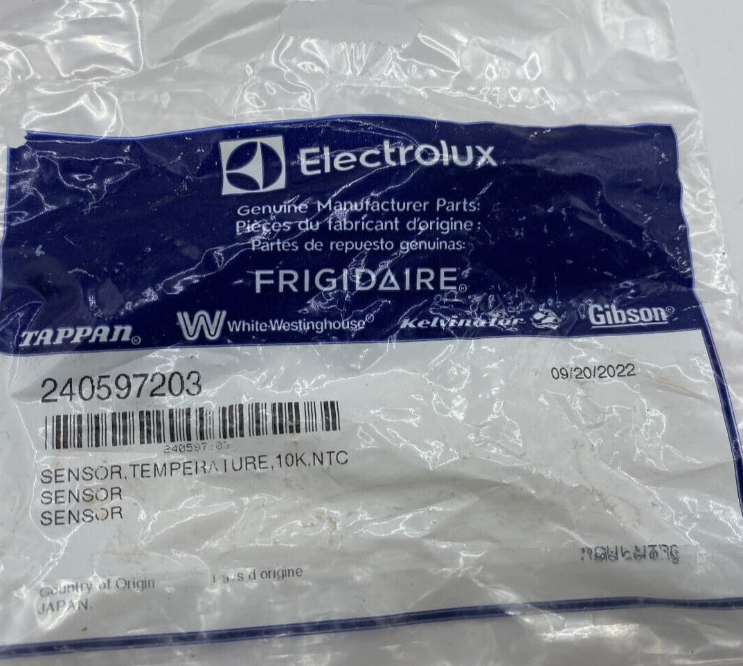 NEW Genuine OEM Frigidaire Refrigerator Thermistor 240597203 — thumbnail 2