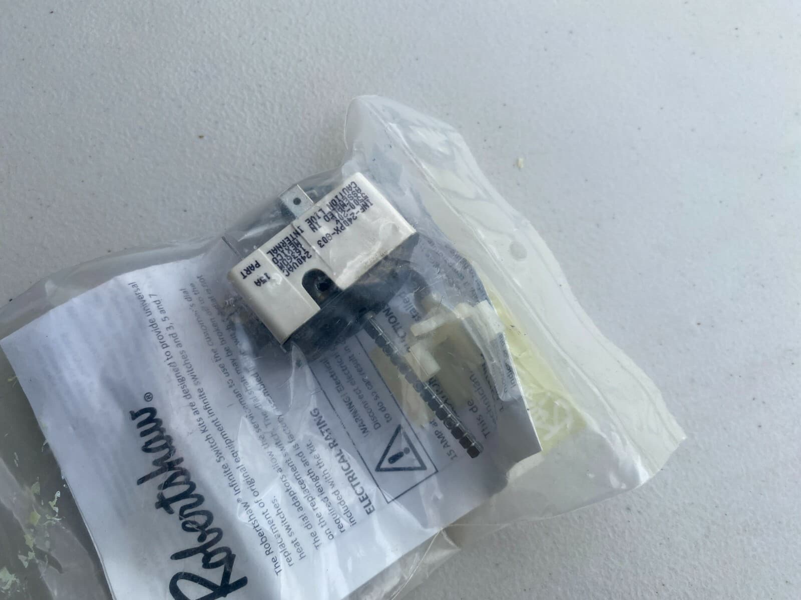 NEW Genuine OEM Whirlpool Range Surface Element Switch -Inf Kit 4391989 — thumbnail 9