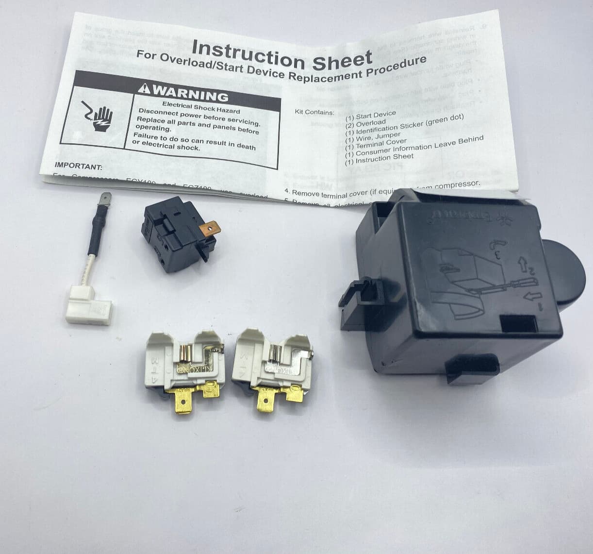 New Genuine Whirlpool Overload Kit W10247581