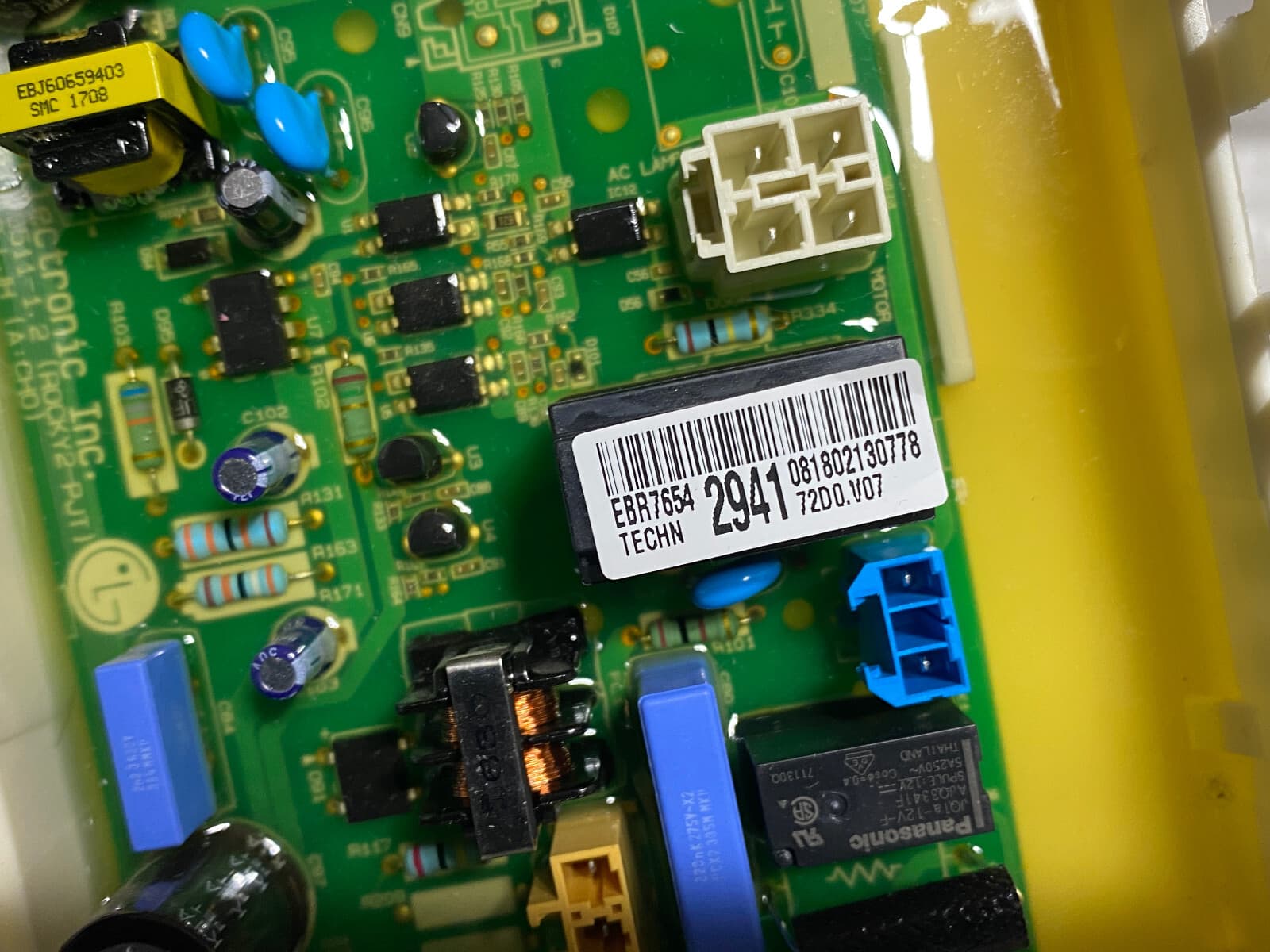 Genuine OEM LG Dryer Main Board EBR76542941 — thumbnail 2