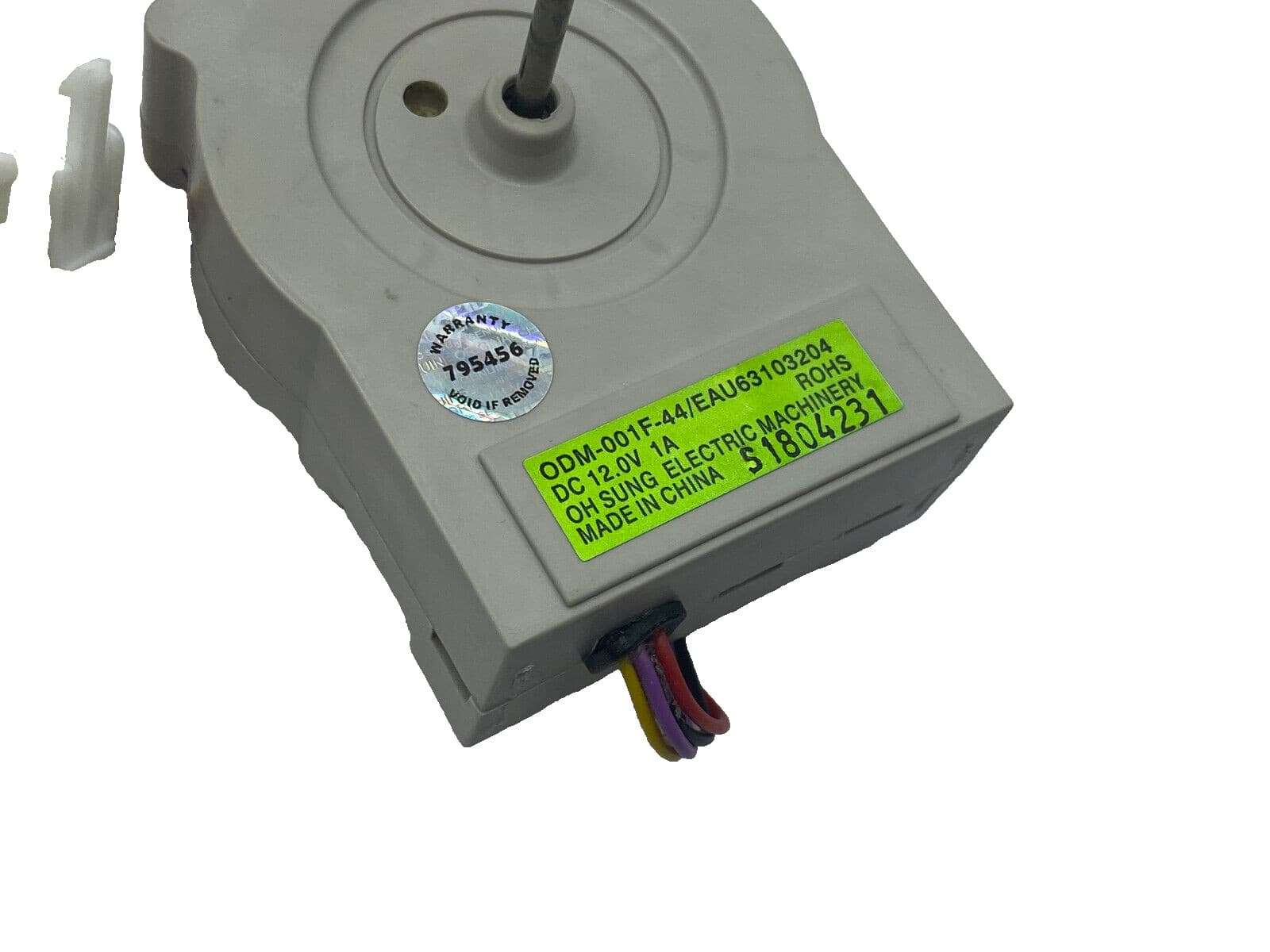 Genuine OEM LG Refrigerator Condenser Fan Motor and Blade EAU63103204 — thumbnail 5