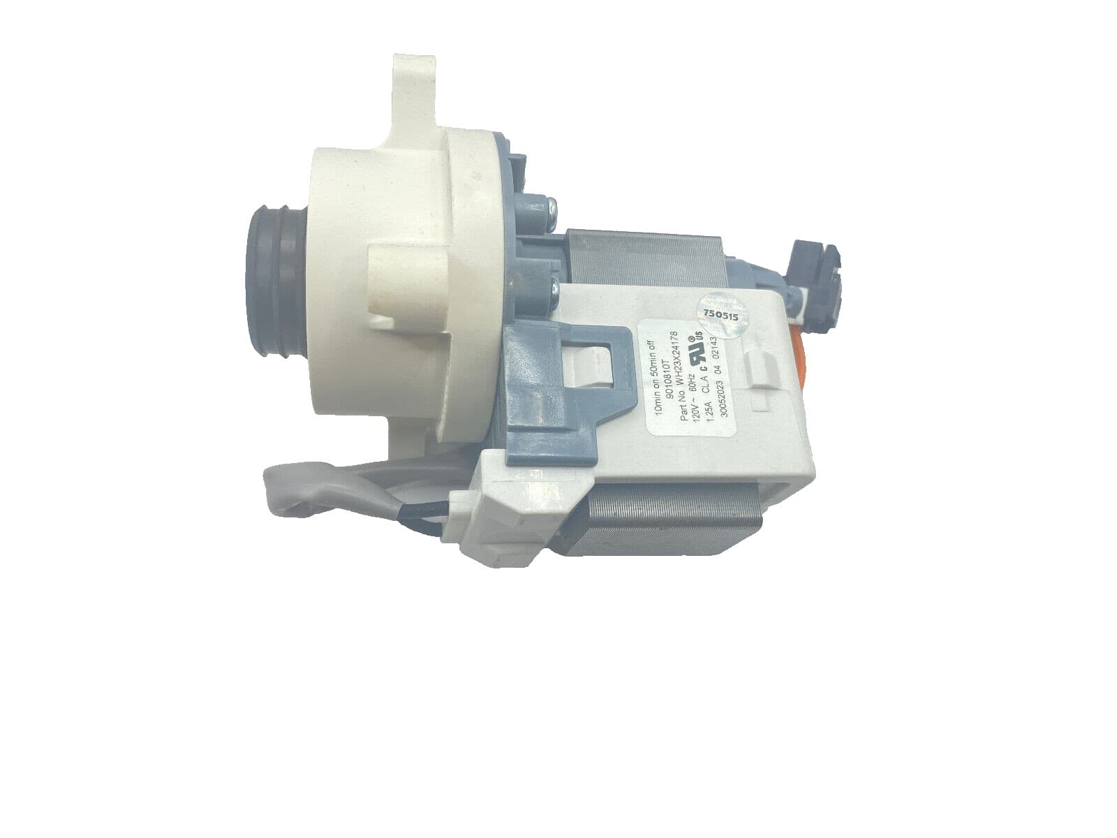 New For GE Washer Drain Pump Assembly WH23X28418 — thumbnail 9